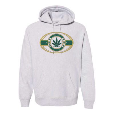 Organic Cannabis Medical Marijuana Gold Seal Premium Hoodie