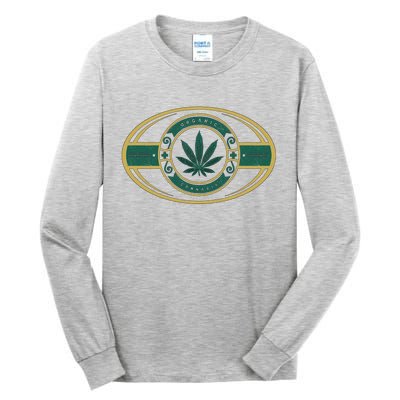 Organic Cannabis Medical Marijuana Gold Seal Tall Long Sleeve T-Shirt