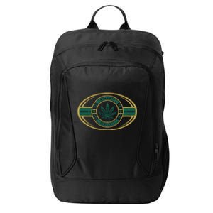 Organic Cannabis Medical Marijuana Gold Seal City Backpack