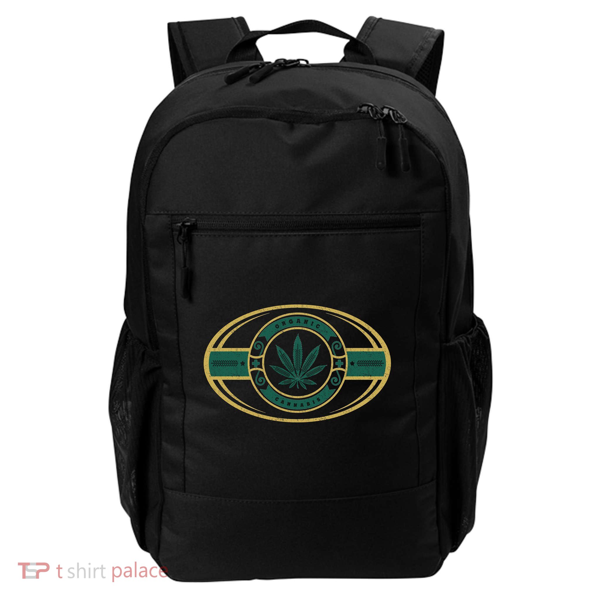Organic Cannabis Medical Marijuana Gold Seal Backpack