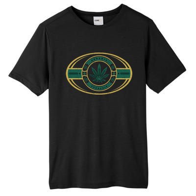 Organic Cannabis Medical Marijuana Gold Seal Tall Fusion ChromaSoft Performance T-Shirt