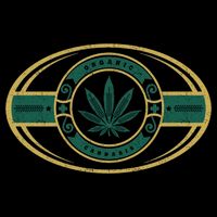 Organic Cannabis Medical Marijuana Gold Seal Flatbill Hat