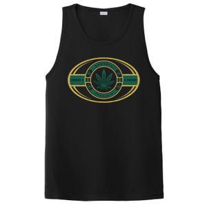 Organic Cannabis Medical Marijuana Gold Seal PosiCharge Competitor Tank