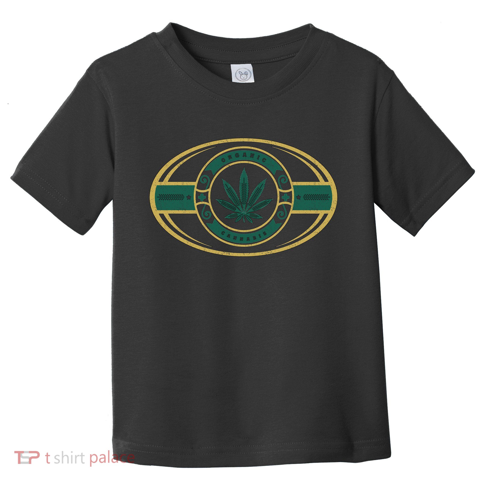 Organic Cannabis Medical Marijuana Gold Seal Toddler T-Shirt