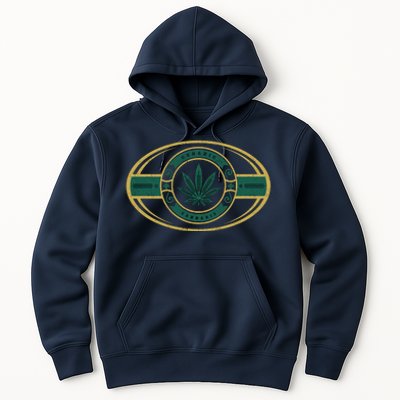 Organic Cannabis Medical Marijuana Gold Seal Hoodie