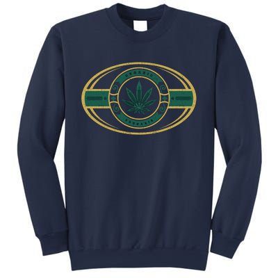 Organic Cannabis Medical Marijuana Gold Seal Sweatshirt