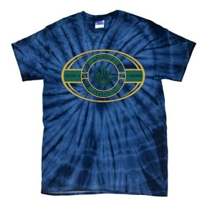 Organic Cannabis Medical Marijuana Gold Seal Tie-Dye T-Shirt