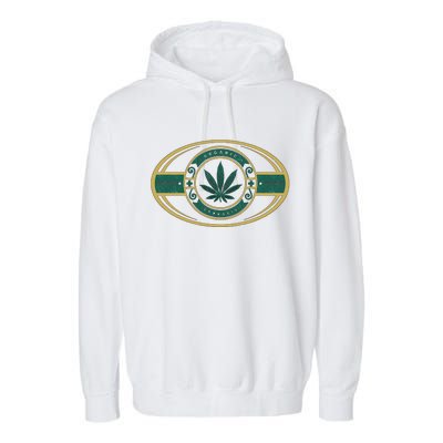 Organic Cannabis Medical Marijuana Gold Seal Garment-Dyed Fleece Hoodie