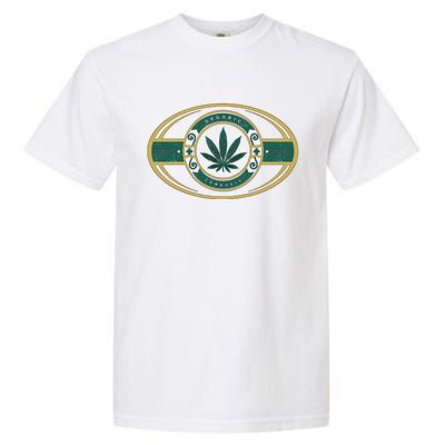 Organic Cannabis Medical Marijuana Gold Seal Garment-Dyed Heavyweight T-Shirt