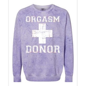 Orgasm Donor Colorblast Crewneck Sweatshirt