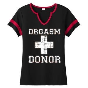 Orgasm Donor Ladies Halftime Notch Neck Tee