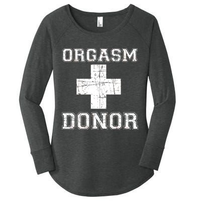 Orgasm Donor Women's Perfect Tri Tunic Long Sleeve Shirt