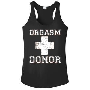 Orgasm Donor Ladies PosiCharge Competitor Racerback Tank