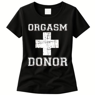 Orgasm Donor Womens T-Shirt