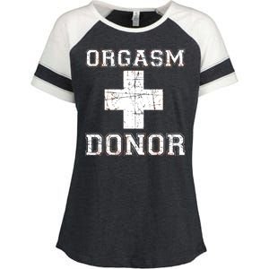 Orgasm Donor Enza Ladies Jersey Colorblock Tee