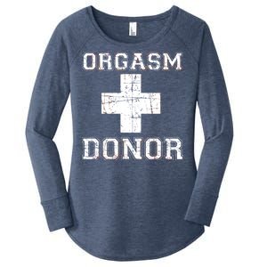 Orgasm Donor Women's Perfect Tri Tunic Long Sleeve Shirt