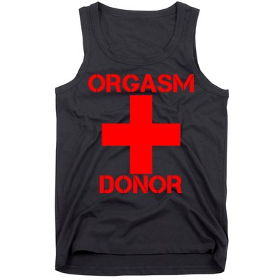 Orgasm Donor Red Imprint Tank Top