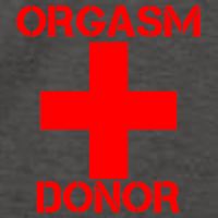Orgasm Donor Red Imprint Vector Backpack