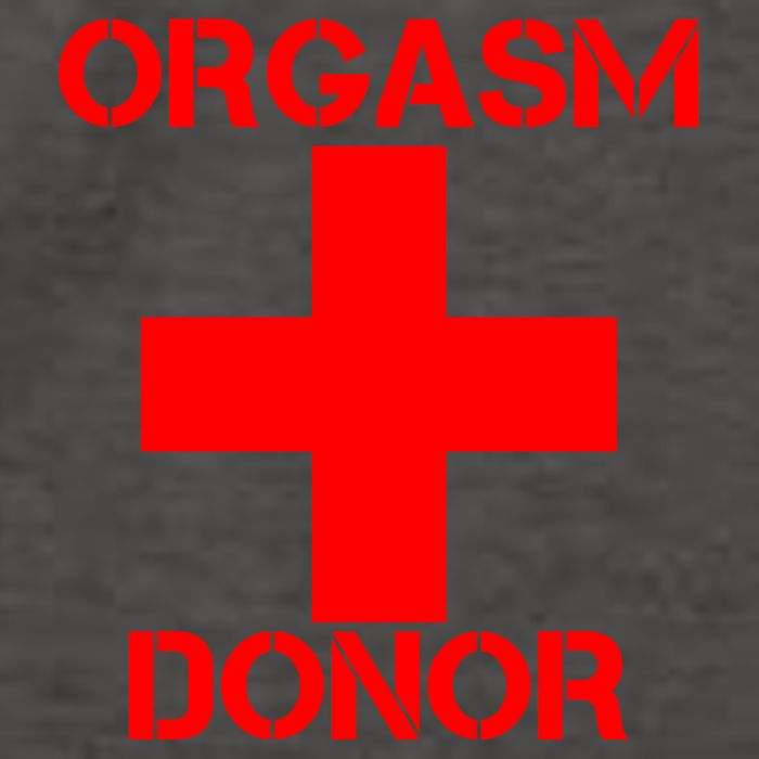 Orgasm Donor Red Imprint Vector Backpack