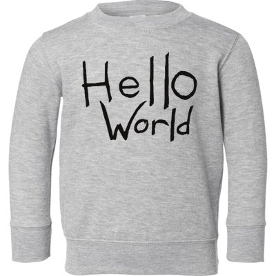 Omnis Robotman 'hello World' Men's Blue Cotton 100  Toddler Sweatshirt