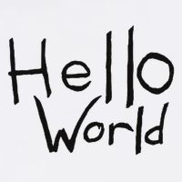 Omnis Robotman 'hello World' Men's Blue Cotton 100  Doggie Tank
