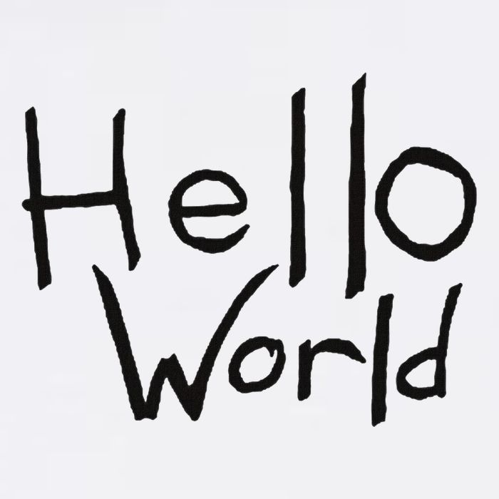 Omnis Robotman 'hello World' Men's Blue Cotton 100  Doggie Tank