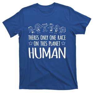 One Race Hu Antiracist Equality Celebrate Diversity Gift T-Shirt