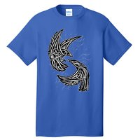 Odins Raven Hugin And Munin Viking Gift Tall T-Shirt