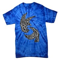 Odins Raven Hugin And Munin Viking Gift Tie-Dye T-Shirt