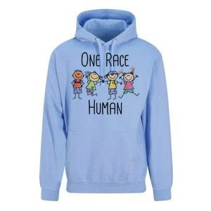 One Race Human Anti Racism Diversity Day Unisex Surf Hoodie