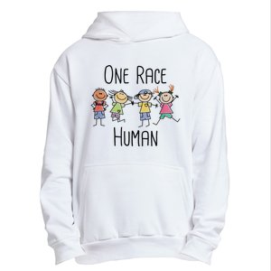 One Race Human Anti Racism Diversity Day Urban Pullover Hoodie