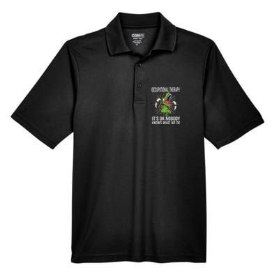 OT Rex Insperational TRex Occupational Therapist Assistant Men's Origin Performance Pique Polo