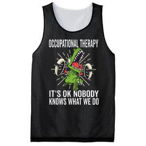 OT Rex Insperational TRex Occupational Therapist Assistant Mesh Reversible Basketball Jersey Tank