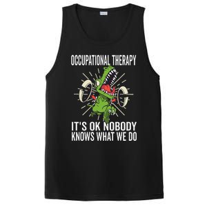 OT Rex Insperational TRex Occupational Therapist Assistant PosiCharge Competitor Tank