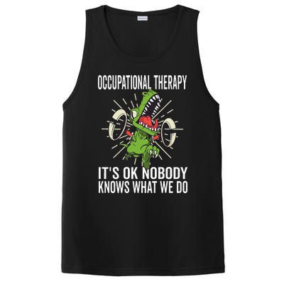 OT Rex Insperational TRex Occupational Therapist Assistant PosiCharge Competitor Tank