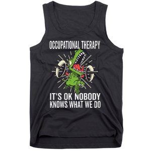 OT Rex Insperational TRex Occupational Therapist Assistant Tank Top