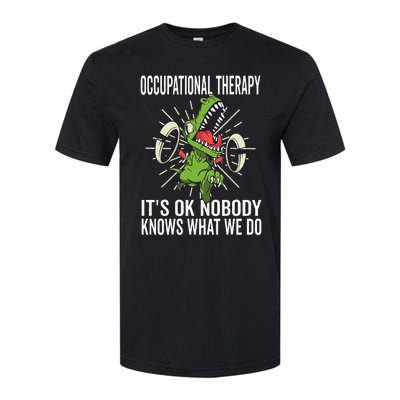 OT Rex Insperational TRex Occupational Therapist Assistant Softstyle CVC T-Shirt