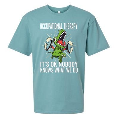 OT Rex Insperational TRex Occupational Therapist Assistant Sueded Cloud Jersey T-Shirt