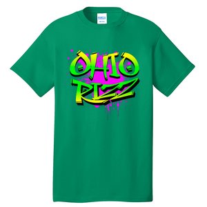 Ohio Rizz Ironic Meme Graffiti Rizzler Brainrot Quote Tall T-Shirt