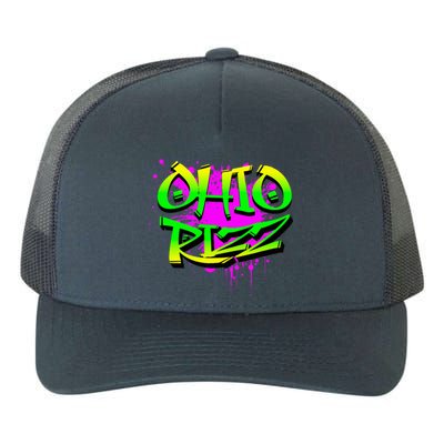 Ohio Rizz Ironic Meme Graffiti Rizzler Brainrot Quote Yupoong Adult 5-Panel Trucker Hat