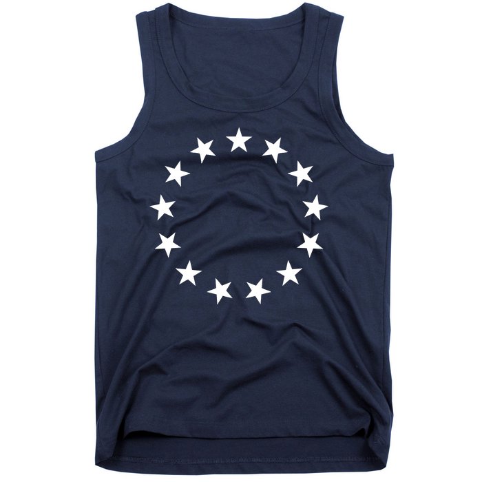 Original 13 Colonies Stars Betsy Ross Flag Tank Top