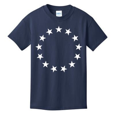 Original 13 Colonies Stars Betsy Ross Flag Kids T-Shirt