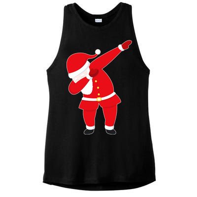 Original Dabbing Santa Ladies PosiCharge Tri-Blend Wicking Tank