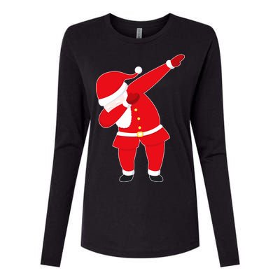 Original Dabbing Santa Womens Cotton Relaxed Long Sleeve T-Shirt