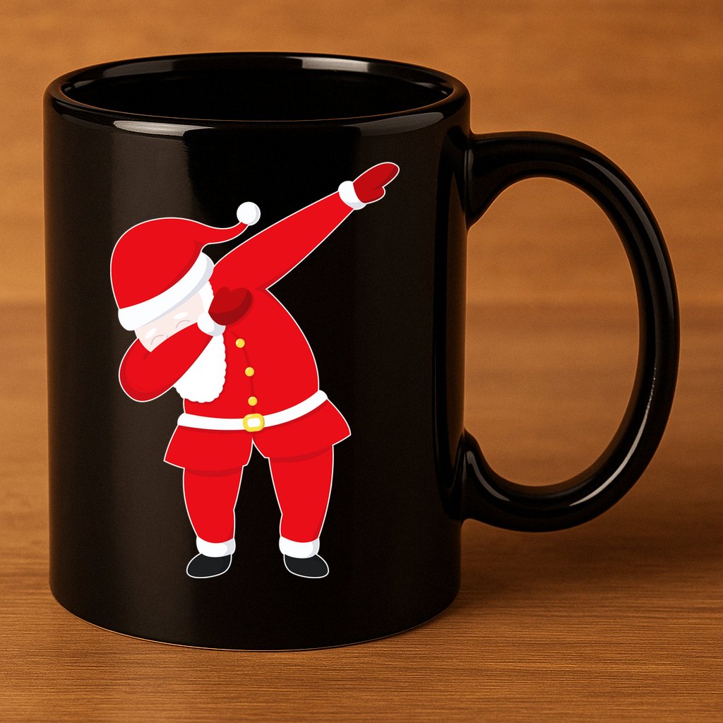 Original Dabbing Santa 11oz C Handle Ceramic Mug