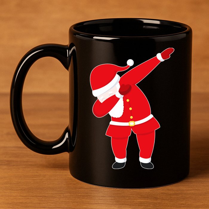 Original Dabbing Santa 11oz C Handle Ceramic Mug