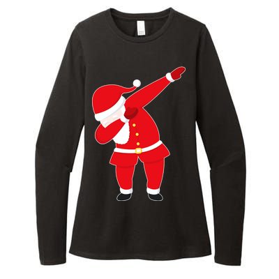 Original Dabbing Santa Womens CVC Long Sleeve Shirt