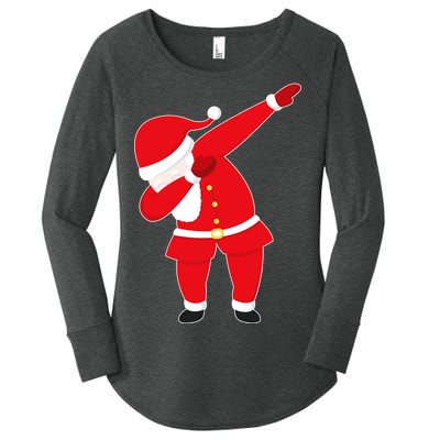 Original Dabbing Santa Women's Perfect Tri Tunic Long Sleeve Shirt