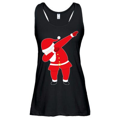 Original Dabbing Santa Ladies Essential Flowy Tank