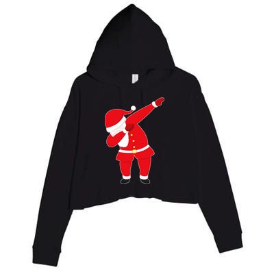 Original Dabbing Santa Crop Fleece Hoodie